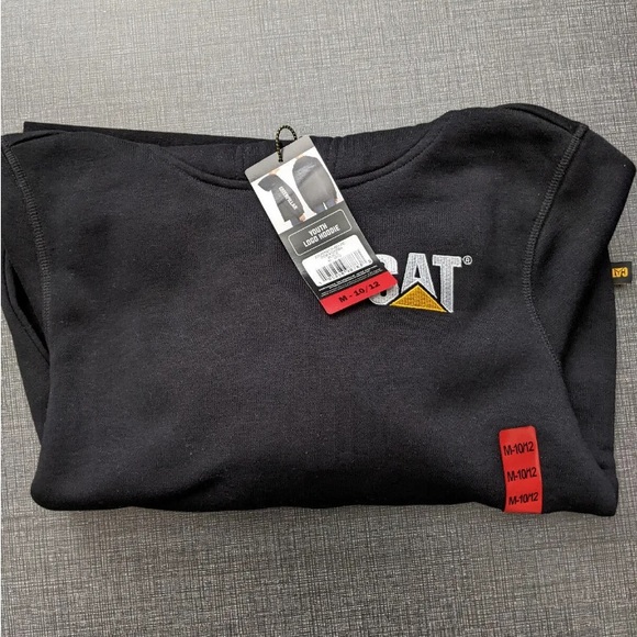 CATERPILLAR. NWT. CAT Construction Youth Hooded Black Sweatshirt Hoodie … - Picture 6 of 9